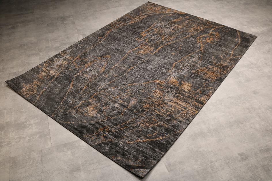 Rug SAHARA / LB95A HB Dark Grey / 80x150cm