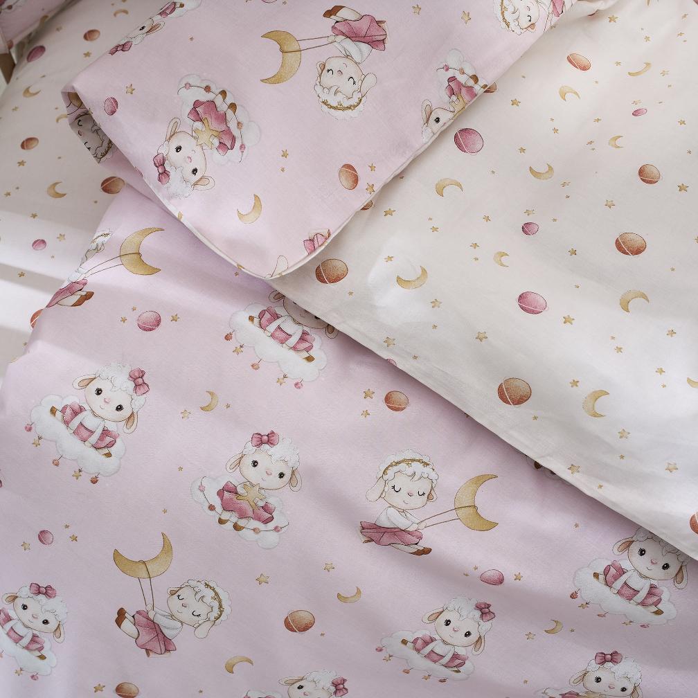 Baby Set Bed Sheet LAMBI / 070 x 125 cm